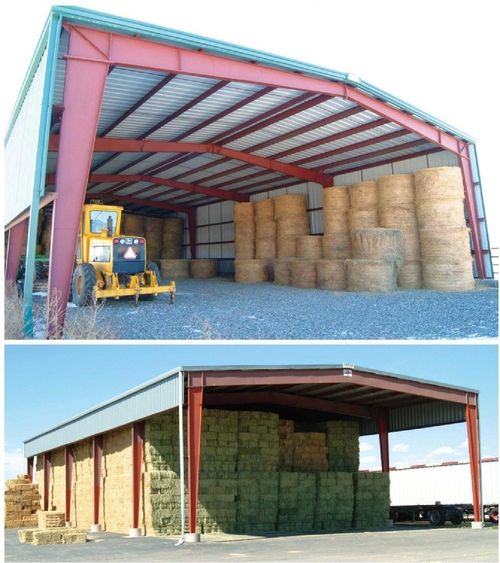 Aktueller Firmenfall über Stahlkonstruktion Farm Schuppen
