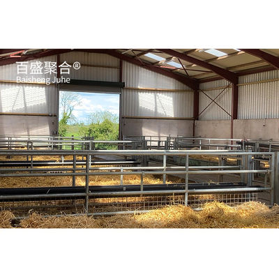 Vorgefertigte Stahlkonstruktion für Ziegenzucht Schuppenhaus mit Schiebetür