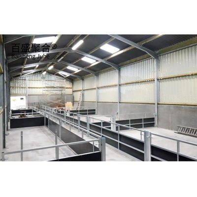 Aluminiumlegierte Fenster Fertigbauten aus Stahl Baubau Landwirtschaftsgebäude für Viehställe