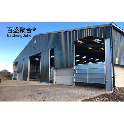 Aluminiumlegierte Fenster Fertigbauten aus Stahl Baubau Landwirtschaftsgebäude für Viehställe