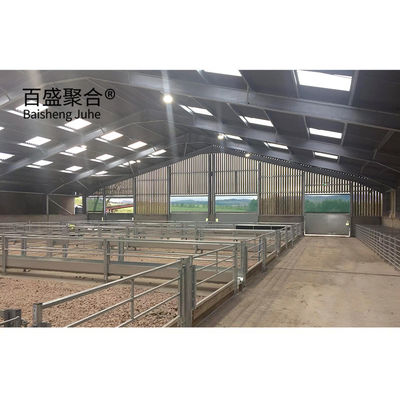 Aluminiumlegierte Fenster Fertigbauten aus Stahl Baubau Landwirtschaftsgebäude für Viehställe