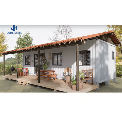 Klappcontainerhaus mit 50/75mm EPS Sandwich Panel Wand und Stahl Chassis Boden