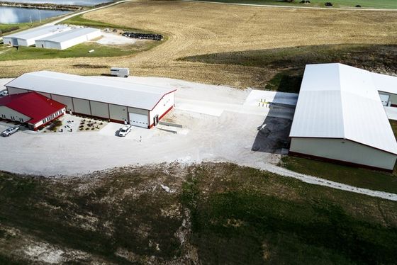 Prefab Stahlkonstruktion Hochhaus Werkstatt für AiSi Standard Wettbewerb