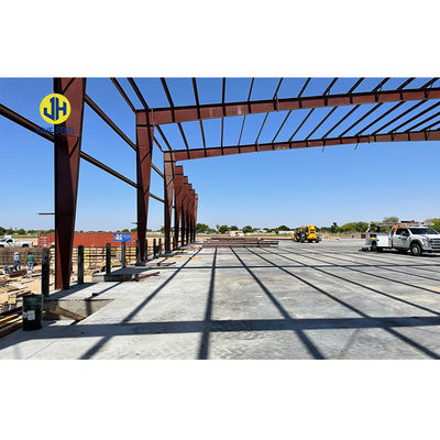 Apex Roof Prefab Metal Garden Shed für Q235B/Q345B Niedrigkohlenstoffstahlstruktur