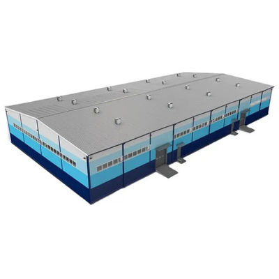 Niedrigkohlenstoffstahl Q235B/Q345B Gebäude Stahlkonstruktion Rahmen Entrepot Portable Warehouse