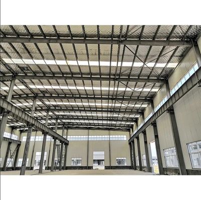 Prefab Stahlkonstruktion Lagerhaus Werkstatt Gebäude Bau mit 3D-Zeichnung Design