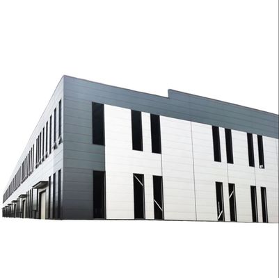 Prefab Stahlkonstruktion Lagerhaus Werkstatt Gebäude Bau mit 3D-Zeichnung Design