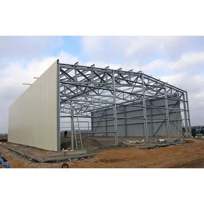 Prefab Stahlkonstruktion Lagerhaus Werkstatt Gebäude Bau mit 3D-Zeichnung Design