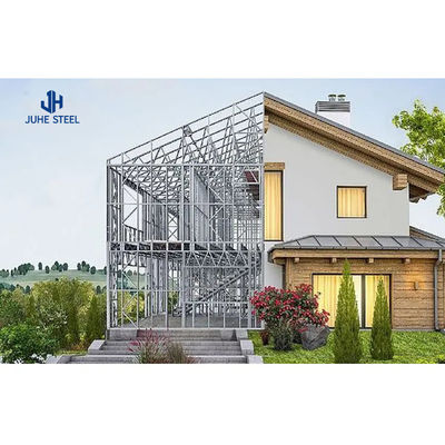 Schiebetür Prefab Stahlrahmen Struktur Haus Kits Villa mit Aluminium-Legierungsfenster