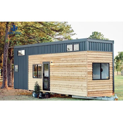 Home Fertighaus Containerhaus mit festen H-förmigen Stahlbalken und Sandwich-Panel Tür