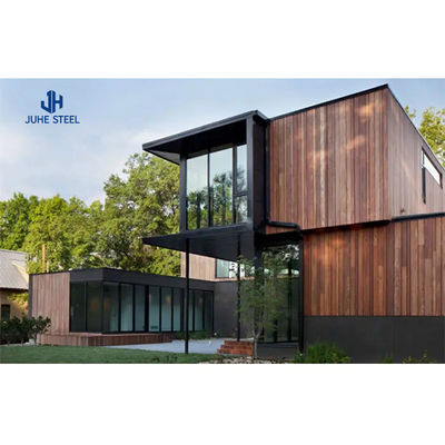 Home Fertighaus Containerhaus mit festen H-förmigen Stahlbalken und Sandwich-Panel Tür