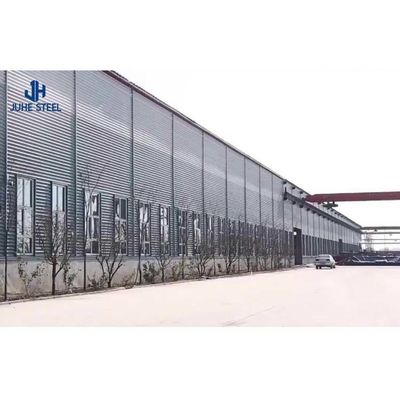 Steel Grade Workshop Design Metal Structure Hangar für Leichtgabelrahmen Gebäude