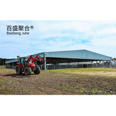 Stahlbau Stahlkonstruktion Ziegenfarm Schafschuppen Schuppenhaus mit H-Strahlen