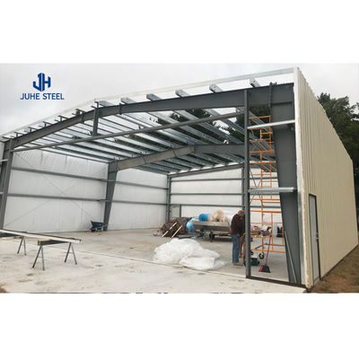 Galvanisierte Gitterkolonne Metallrahmen für Stahlwerkstatt Sandwich Prefab Bau