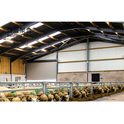 Aluminiumlegierung Fenster Metall Ziegenfarm Schuppen Design Stahlkonstruktion Schafhaus Schutz PKPM Zeichnung