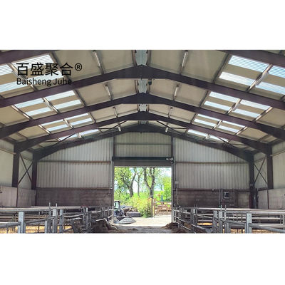 Aluminiumlegierung Fenster Metall Ziegenfarm Schuppen Design Stahlkonstruktion Schafhaus Schutz PKPM Zeichnung