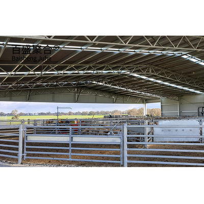Aluminiumlegierung Fenster Metall Ziegenfarm Schuppen Design Stahlkonstruktion Schafhaus Schutz PKPM Zeichnung