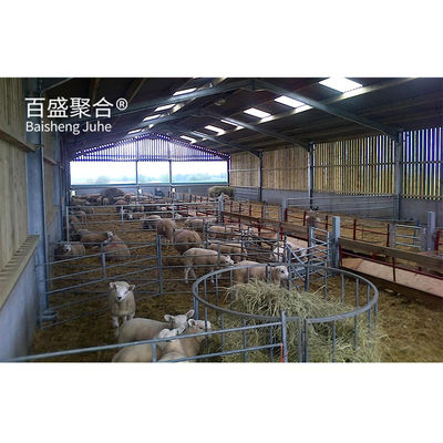Aluminiumlegierung Fenster Metall Ziegenfarm Schuppen Design Stahlkonstruktion Schafhaus Schutz PKPM Zeichnung