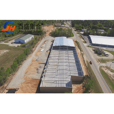 Light Steel Structure Frame Customized Prefabricated Building Workshop Q355B mit Biegung