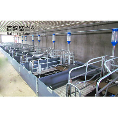 ASTM Standard kundenspezifisches kommerzielles Schweinehaus mit Rolltür und vorgefertigter Stahlstruktur