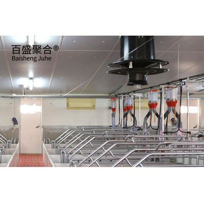 ASTM Standard kundenspezifisches kommerzielles Schweinehaus mit Rolltür und vorgefertigter Stahlstruktur