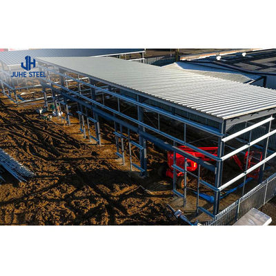 OEM Stahlkonstruktionsrahmen Stützbefestigung Q235B/Q345B Stahlbalken mit niedrigem Kohlenstoffgehalt