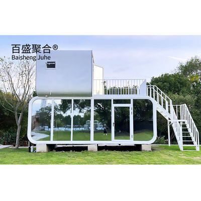 Custom Modern Steel Portable Space Capsule House mit Küche Vorgefertigtes Containerhaus 40ft