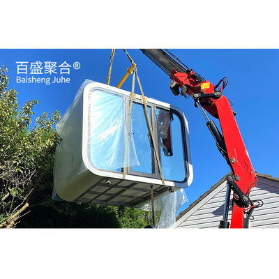 Custom Modern Steel Portable Space Capsule House mit Küche Vorgefertigtes Containerhaus 40ft