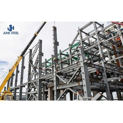 Q355 Q235B Stahlwertschicht Leichtstahl Hauptrahmen Industrie-Metall-Vorgefertigtes Lagerhaus