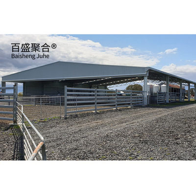 Vorgefertigte Stahlkonstruktion Ziegenzucht Design Schuppenhaus für Q235 Low Carbon Steel