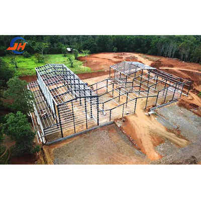 Einfache Montage Metall Prefab Galvanisierte Stahlkonstruktion Werkstatt für schnelle Konstruktion
