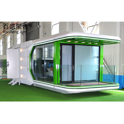 Custom Space Capsule Prefab House Kleine Häuser für Villa Stahl Modular Home Schiff Haus