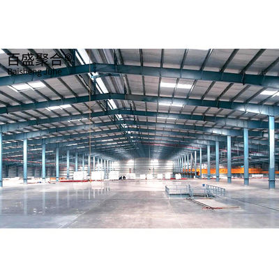 Vorgefertigte Stahllagerstruktur Werkstatt Hangar Gebäudedesign für Speicherlösung