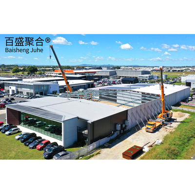 Vorgefertigte Stahllagerstruktur Werkstatt Hangar Gebäudedesign für Speicherlösung