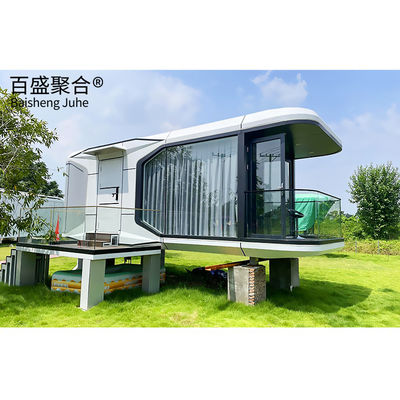 Spezielle Lieferung Modernes Modularhaus für umweltfreundliche Reiseorte Weltraumkapsel