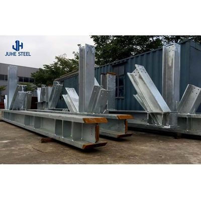 Niedrigkohlenstoffstahl Q235 Q345 Galvanisierter Stahl Lagerhaus Werkstatt Hangar Garage Struktur