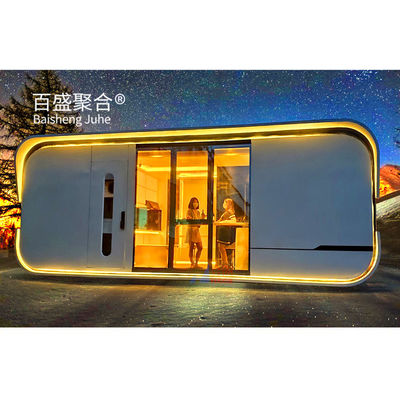 Kleines Haus Bürokabine mit Möbeln Modernes Design Villa Erweiterbare Apfelhütte