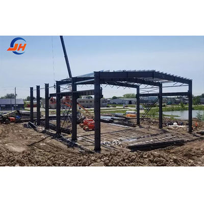 Industrielager Metallrahmen-Schuppen mit AiSi-Standard- und Sandwich-Dachplatten