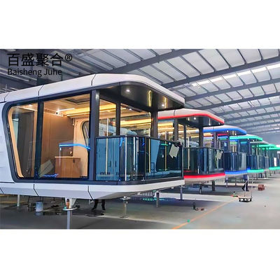 Spezielle Ladung Raumkapsel Mobilhaus mit modernem Design und Transport