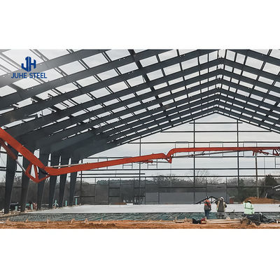 Leichte Stahlkonstruktion Vorgefertigtes Lagerwerk Werkstatt Hangar Garage Bauprojektion