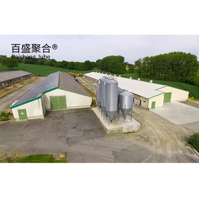 ISO9001 2008/CE/BV zertifizierte Stahlrahmen Hühnerfarm für offenes Geflügelstall