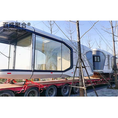 2023 Aluminium-Weltraumkapsel Mobil integriertes Haus Transport und Ladung Spezialladung