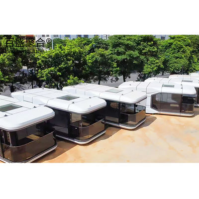 Moderne Gestaltungsart kundenspezifische Farbe Weltraumkapsel Smart Home KI Stimmcontainer Haus