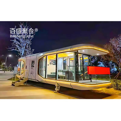 Moderne Gestaltungsart kundenspezifische Farbe Weltraumkapsel Smart Home KI Stimmcontainer Haus