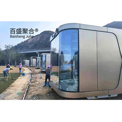 Spezielle Lieferung vorgefertigte Weltraumkapsel Haus für umweltfreundliche Camping Resort