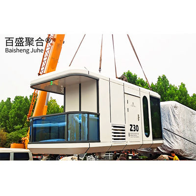 Modernes Modular Space Capsule House mit galvanisiertem Stahlrahmen