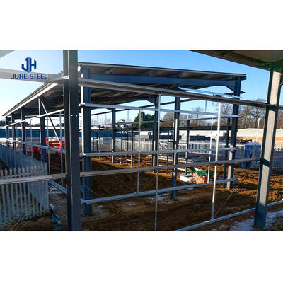 Schnellbau Metalllager Bausätze mit Stahlrahmenstruktur und modernem Design