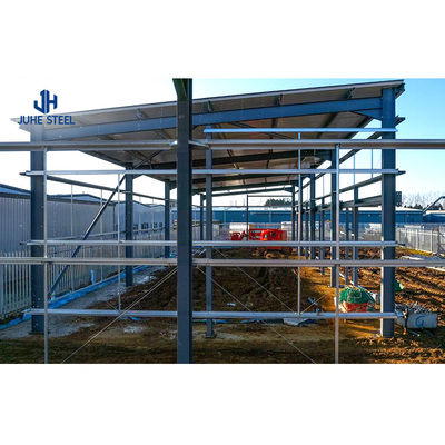 Schnellbau Metalllager Bausätze mit Stahlrahmenstruktur und modernem Design