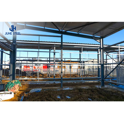 Schnellbau Metalllager Bausätze mit Stahlrahmenstruktur und modernem Design