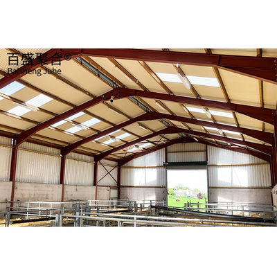 Eigene Farben Stahlkonstruktionen für Pferde Stall Scheune Pläne in Prefab Geflügelfarm